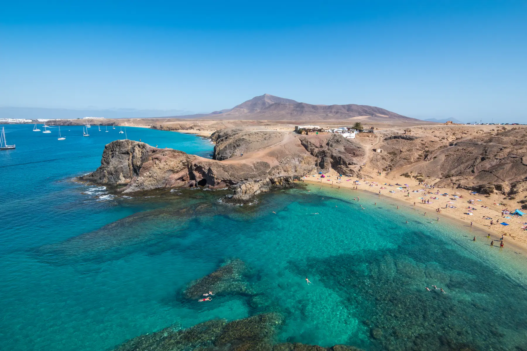 Plaża Papagayo na Lanzarote